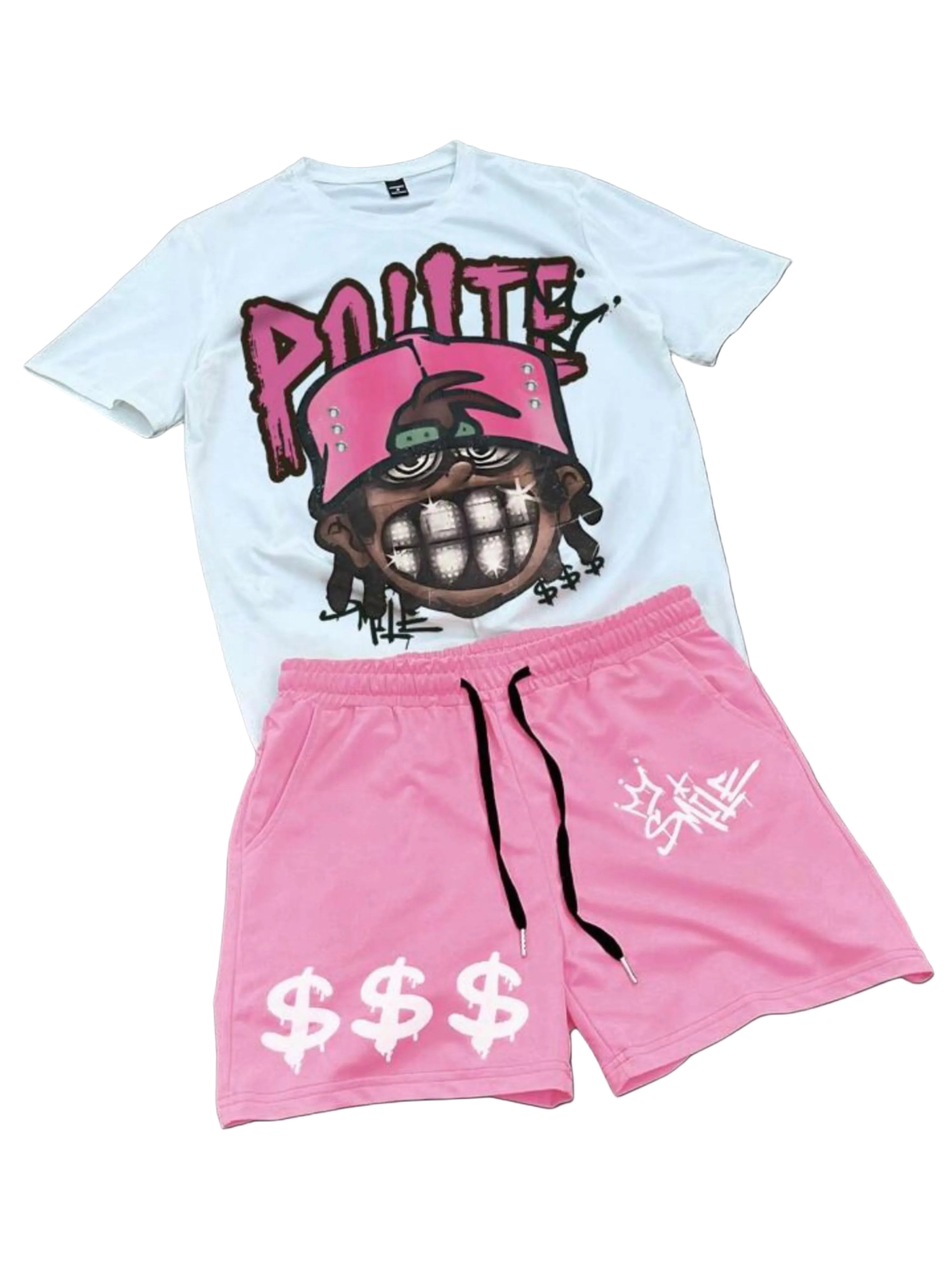 POLITE PINK WHITE SET