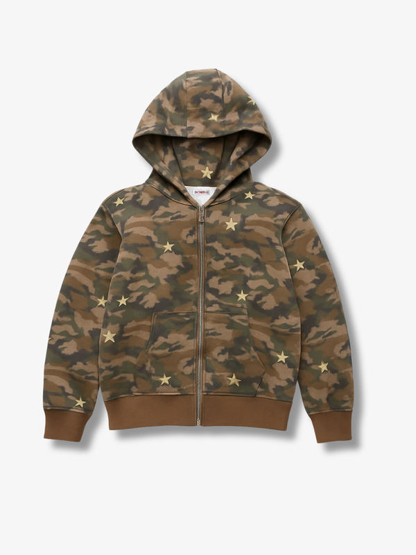 THE COSMIC CAMO ZIP UP