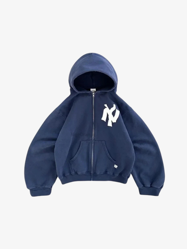 THE NY ZIP-UP HOODIE