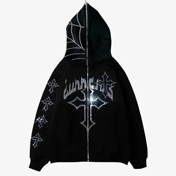 THE CROSS JEWEL ZIP UP