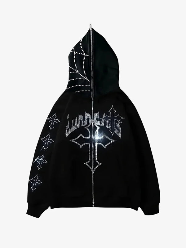THE CROSS JEWEL ZIP UP