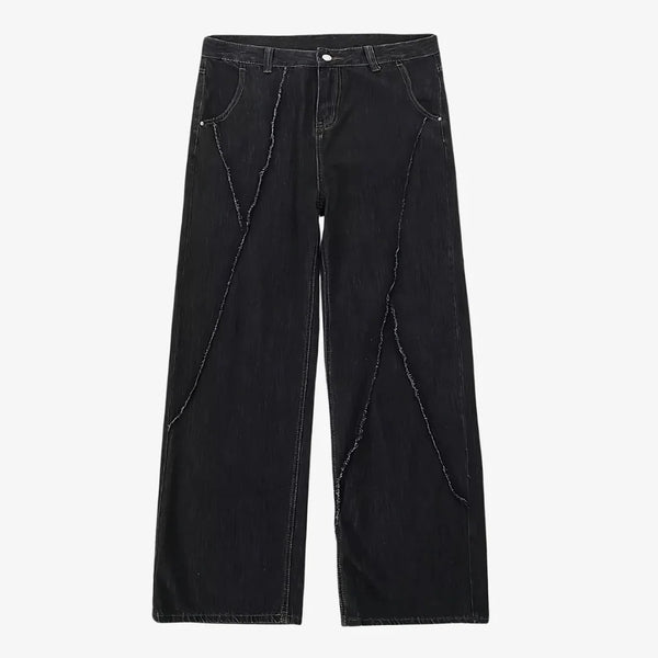 THE DISTRESSED BLACK JEANS