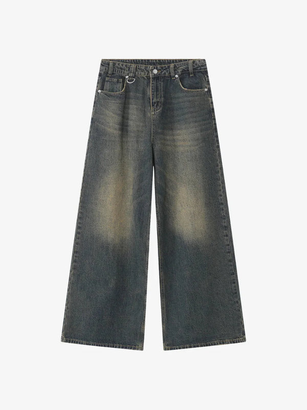 THE STRAIGHT FADED JEANS
